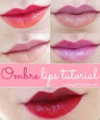 makeup tutorial 5 ombré lip