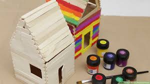 As with previous popsicle stick model projects, tools used were basically carving and sanding tools. How To Build A Popsicle House 13 Steps With Pictures Wikihow