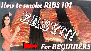 easy smoked pork ribs for beginners on