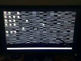 I managed to fix it with the following steps Solved White Lines On Screen Bsod When Booting Normally Error 0x00000116 Windows 10 Forums