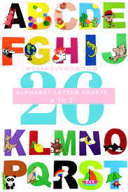 a to z alphabet letter crafts with free