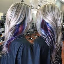 I want to do this for summer! Get Crazy Creative With These 50 Peekaboo Highlights Ideas Hair Motive