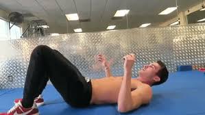 Lean back so your torso is at a 45° angle, and use your abs to twist your torso as far as you can in one direction before reversing the motion and returning to the starting position to prepare to twist in the opposite direction. 9 Easy Abs Workout Home Routines To Get Six Pack Abs