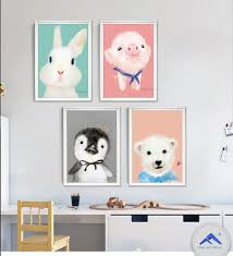Cute Cartoon Pig Wall Hanging Painting