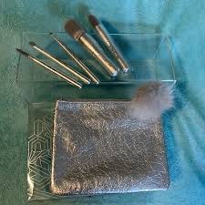 mac snowball 5 silver brush set kit