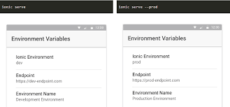ionic 2 environment variables