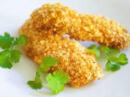 Place chicken on a baking sheet. Spicy Panko Crusted Chicken Strips Tasty Kitchen A Happy Recipe Community