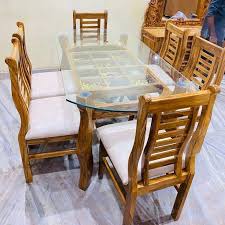 Bihar Furniture Dining Table 6 Seater