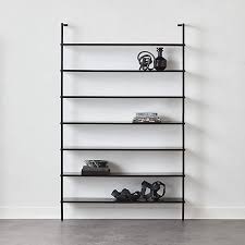 Black Metal Wall Mount Bookshelf 96