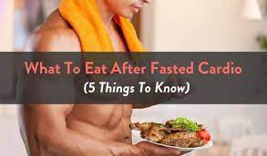 what to eat after fasted cardio 5