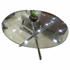 Glass Top Round Center Table Size
