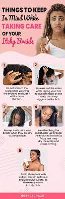 itchy scalp braids how to treat them