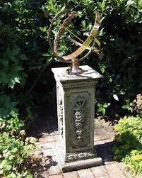 Fl Armillary Stone Garden Sundial