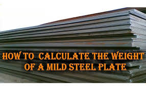 calculate weight of mild steel plates