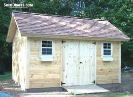 8 12 Gable Garden Storage Shed Plans