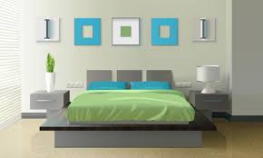 bedroom interior design vector 02 free