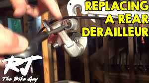 How To Replace/Upgrade Rear Derailleur On A Bike - YouTube