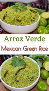 arroz verde recipe mexican green rice