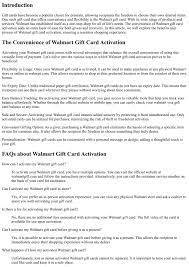 walmart gift card activation