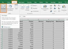excel pivot table guide overview