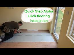 alpha quick step flooring install you