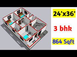 24x36 House Plan 24x36 Ghar Ka