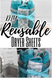 how to make reusable dryer sheets