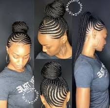 Take a look at these gorgeous black updo hairstyles and try one out for your next date night, special event, or any day when you wake up feeling like a queen. Cornrows Frisyrer Fletter Ny Har Stiler 2018 African American Updo Hairstyles Braided Hairstyles Updo Black Braided Updo