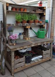 48 creative potting bench plans to