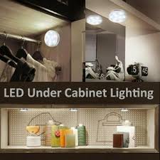 Lighting Ever Le Led Under Cabinet Lighting Fixtures Puck Lights Kit 1020 Lumens 5000k