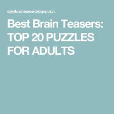 Best Brain Teasers  Visual Puzzles With Answers   puzzles     This is the second sheet in our series of matchstick puzzles  These are a  bit    Brain Games For AdultsBrain Teasers For AdultsMind    