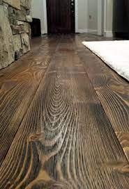 wire brushed textured hardwood flooring