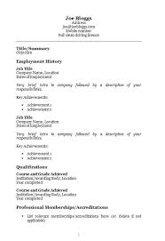 There are three basic resume outline formats you can use: Free Georgia Simple Text Only Cv Resume Template In Microsoft Word Do Creativebooster
