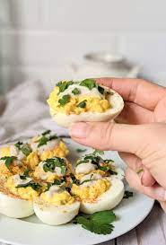 deviled eggs with ranch dressing no mayo