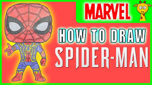 Funko's latest virtual con is packed with brand new releases that you can only snag online, with a handful of new marvel additions to add to any collection! How To Draw Spiderman From Marvel Easy Funko Pop Figures Youtube