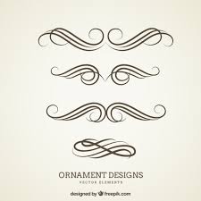 Ornament Designs Vector Free Download