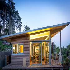 Single Y Homes With Sloping Roofs