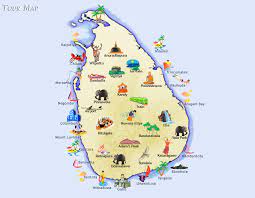 tourism map of sri lanka