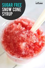 how to make easy sugar free snow cones