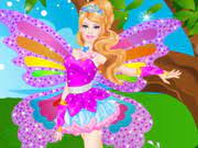 barbie fairy dress up game play