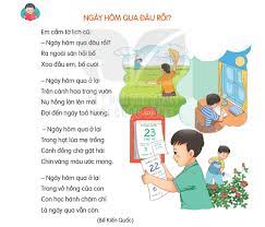 Giải bài tập Tiếng Việt lớp 2 - Ngày hôm qua đâu rồi - Em lớn lên từng ngày