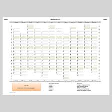 2024 year planner excel template