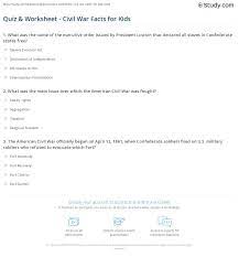 It's nearly quadrupled in value over the weekend to reach its peak of about $2400 about 24 hours back. Quiz Worksheet Civil War Facts For Kids Study Com