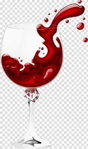 Red Liquid On Wine Glass Ilration