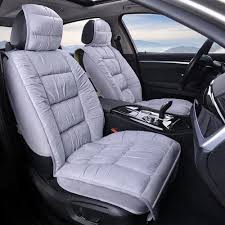 Plush Seat Cushion Front Car