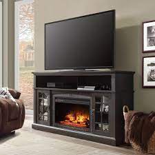 Media Fireplace Console For Tvs Up To