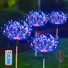 Outdoor Solar Fireworks Lights Lawn