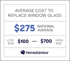 2021 window glass replacement cost