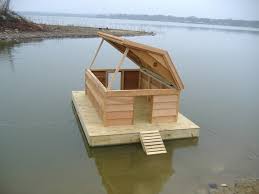 It has a way of adding a splash of character to your pond area. 16 Best Floating Duck House Ideas Duck House Duck House Plans Duck