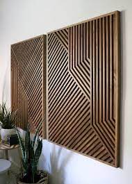 Geometric Wood Wall Art Hot 58